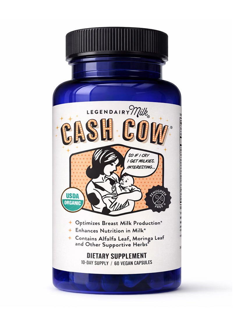 Legendairy Milk, Cash Cow®, 60 Vegan Capsules - Image 1
